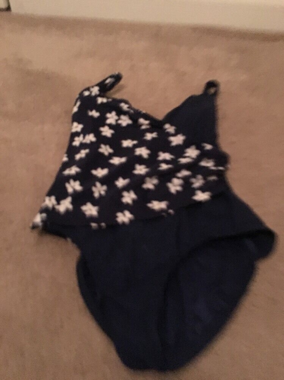 Concepts Women's Floral Print Swimsuit Size 16 One Piece